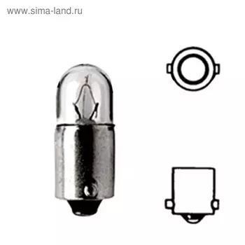 Лампа автомобильная Hella, T2W, 24 В, 2 Вт, 8GP 002 068-241