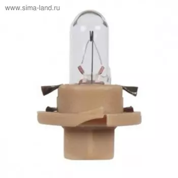 Лампа автомобильная Narva Beige, BAX, 12В, 1.8 Вт, (BX8,4d), 17060