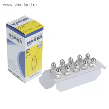 Лампа автомобильная Narva Festoon lamps, C5W, 24 В, 5 Вт, (SV8,5)