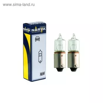 Лампа автомобильная Narva, H6W, 12 В, 6 Вт, 68161