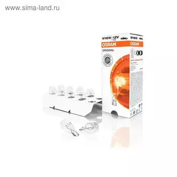Лампа автомобильная Osram 12 В, W16W, (W2.1*9.5d) 921