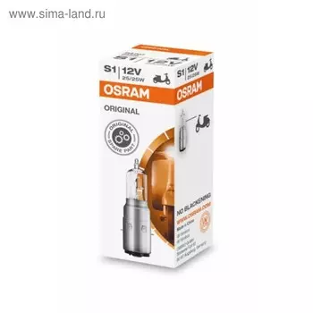 Лампа автомобильная Osram 12V S1 25/25W BA20d, 64326
