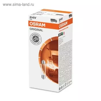 Лампа автомобильная Osram, Fest T10.5x41, 24 В, 5 Вт, (SV8,5), 6424