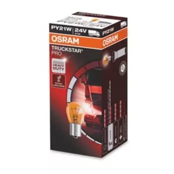 Лампа автомобильная Osram Truckstar Pro, PY21W, 24 В, 21 Вт, 7510TSP