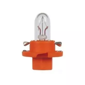Лампа автомобильная Philips orange, BAX, 12В, 1.1 Вт, (BX8,4d), 12624CP