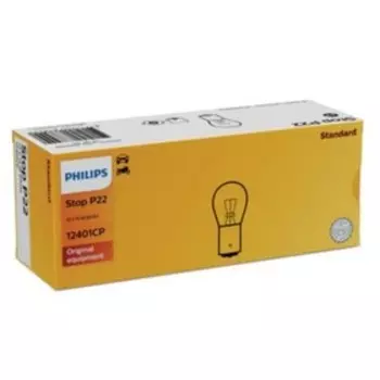 Лампа автомобильная Philips Stop P22, P22, 12 В, 15 Вт, 12401CP