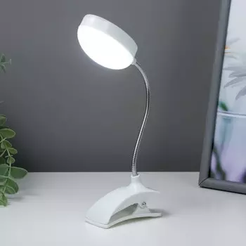 Лампа для чтения на прищепке LED 5 диодов "Мини" 28х8,5х5 см RISALUX