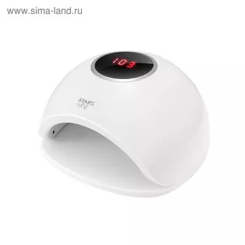 Лампа для гель-лака JessNail STAR 5, LED, 48 Вт, 33 диода, 10/30/60/120 сек, белая