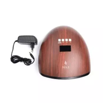 Лампа для гель-лака POLE, UV/LED, 48/60 Вт, таймер 10/30/60, цвет тёмное дерево