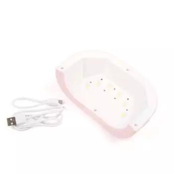 Лампа для гель-лака TNL Moonlight, UV/LED, 24 Вт, 6 светодиодных ламп, таймер 60 с, розовая