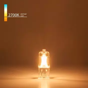 Лампа галогенная, Elektrostandard, G4 220V, 11х11х40 мм, 35Вт, G4, 360Лм, 2700К