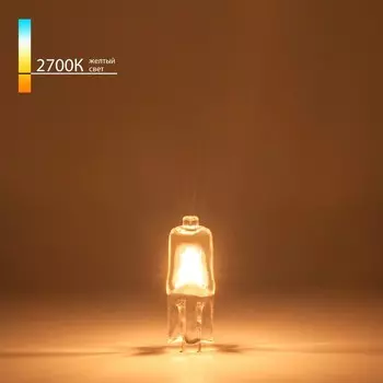 Лампа галогенная, Elektrostandard, G4 220V, 11х11х40 мм, 20Вт, G4, 200Лм, 2700К