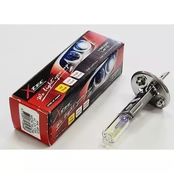 Лампа галогенная H1 12 В, 55W, P14,5s, Neon Yellow, жёлтый свет