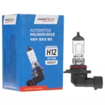 Лампа головного света Avantech H12 12V 53W