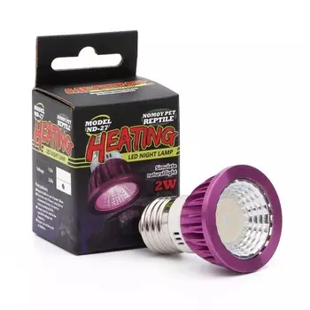 Лампа LED для террариума NomoyPet светодиодная, ночной свет, цоколь Е27