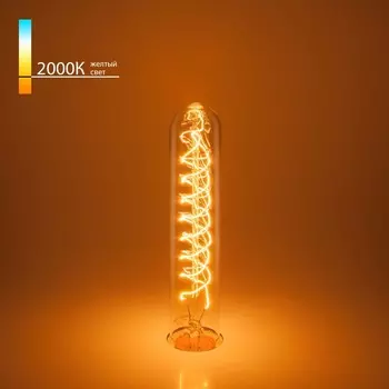 Лампа накаливания, Elektrostandard, 32х32х184 мм, 60Вт, E27, 340Лм, 2000К