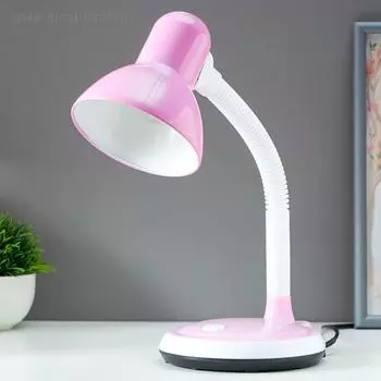 Лампа настольная 16113/1PK E27 40Вт розовый 14,5х16,5х40,5 см