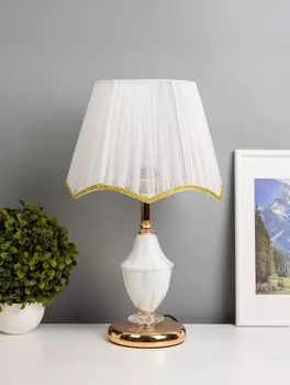 Лампа настольная 16141/1 E27 40 Вт бело-золотой RISALUX 5147895