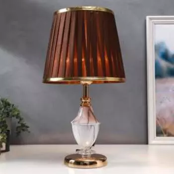 Лампа настольная 16141/1 E27 40 Вт бело-золотой 252544 см RISALUX