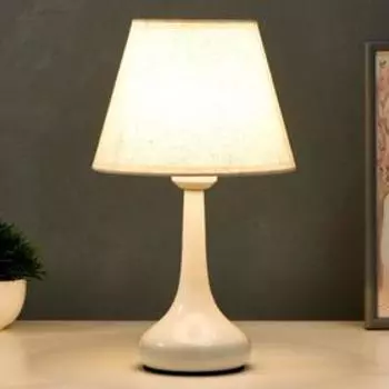 Лампа настольная 16155/1 E27 40 Вт белый 19.519.534 см RISALUX