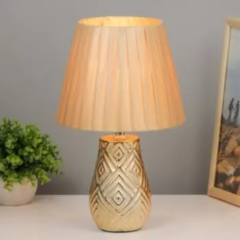 Лампа настольная 16195/1GD E14 40Вт золото 20х20х33 см