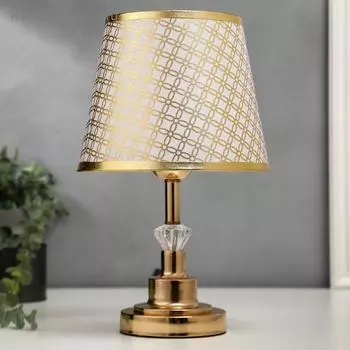 Лампа настольная 16227/1GD Е27 40 Вт золото 212134.5 см RISALUX