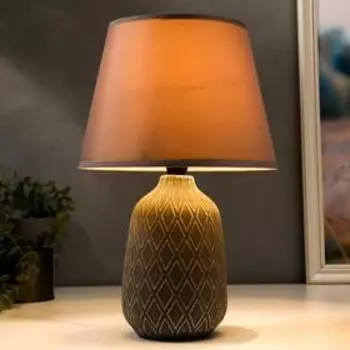 Лампа настольная 16298/1GR E14 40Вт серый 23,5х22,5х34,5 см