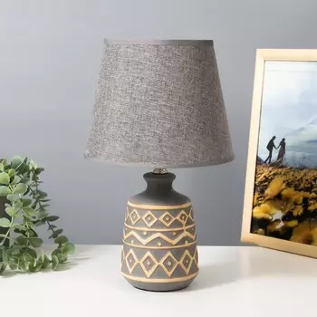 Лампа настольная 16309/1GR E14 40 Вт серый 202032 см RISALUX