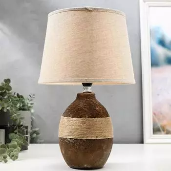 Лампа настольная 16349/1 E14 40Вт коричневый 22х22х37 см