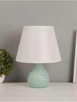 Лампа настольная 16369/1BL E14 40 Вт голубой/белый 252534 см RISALUX