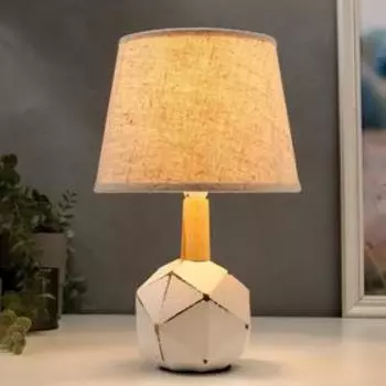 Лампа настольная 16387/1 E14 40Вт белый 22х22х37 см RISALUX