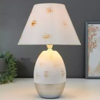 Лампа настольная 16393/1 E14 40Вт белый 22х22х37 см