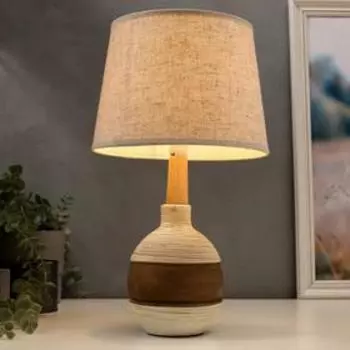 Лампа настольная 16396/1 E14 40Вт белый 22х22х37 см RISALUX