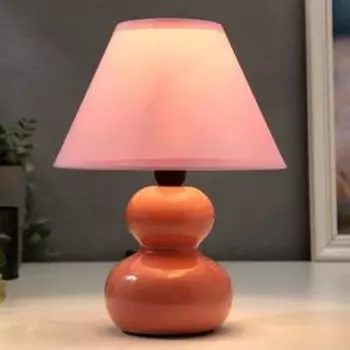Лампа настольная 16401/1PK E14 40Вт розовый 17х17х24 см RISALUX