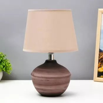 Лампа настольная 16412/1 E14 40 Вт кофе 202030 см RISALUX