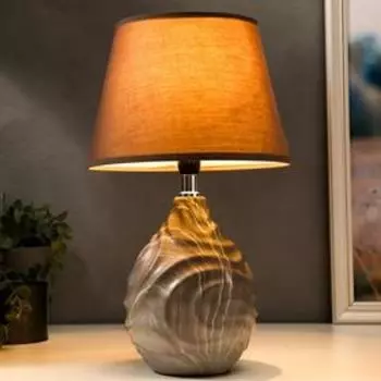 Лампа настольная 16429/1GR E14 40Вт серый 22,5х22,5х37 см