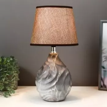 Лампа настольная 16429/1GR E14 40Вт серый 22,5х22,5х37 см