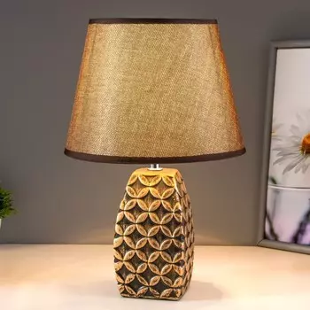 Лампа настольная 16445/1WT E14 40вт бронза 222234 см RISALUX