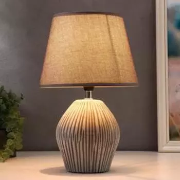 Лампа настольная 16615/1GY E14 40Вт серый 22х22х35 см