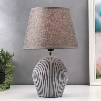 Лампа настольная 16615/1GY E14 40Вт серый 22х22х35 см