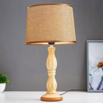 Лампа настольная 16628/1BE E14 40Вт бежевый 25х25х48 см RISALUX
