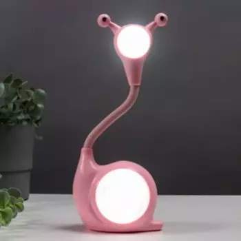 Лампа настольная 1671/1 LED 3Вт 2 режима+ночник USB АКБ МИКС 7х11х28,5 см