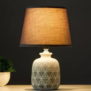 Лампа настольная 16735/1GR E14 40 Вт серый h.31 см RISALUX