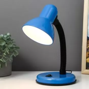 Лампа настольная 17338227/1 E27 40Вт синий 13х13х30 см RISALUX
