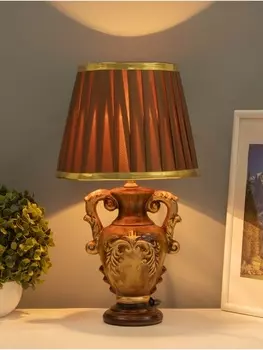 Лампа настольная 32008/1 E14 40 Вт коричневый 15.515.532.7 см RISALUX