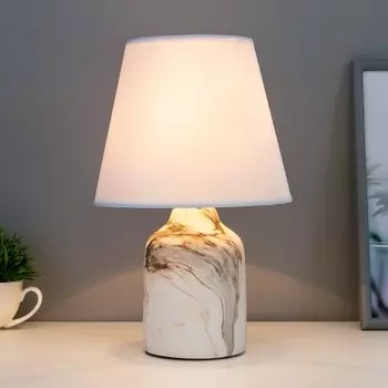 Лампа настольная 38040/1 E14 40Вт белый 20х20х34 см RISALUX