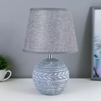 Лампа настольная 38044/1 E14 40Вт серый 23х23х32 см