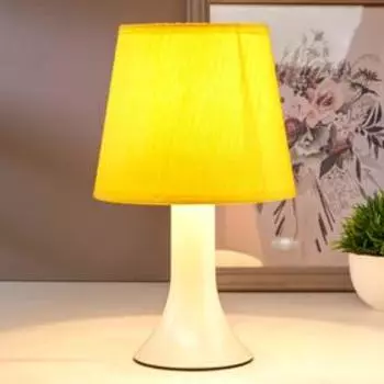 Лампа настольная 62204 1хЕ14 15Вт желтый d=16,5 см, h=27,5 см