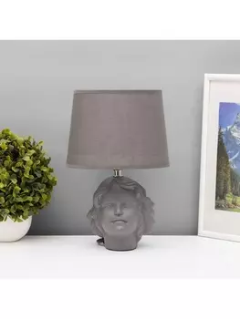 Лампа настольная «Афродита» 140 Вт Е14 серый 191928.5 см