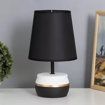 Лампа настольная «Айше» 140 Вт Е14 белый/черный 181832 см